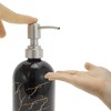 Unique Bargains Durable Cylinder Marble Soap Dispenser 1 Pc - 3 of 4