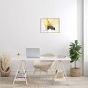 Stupell Industries Futuristic Yellow Cloud Abstraction Fluid Shape Distortion Black Framed Giclee Art - 2 of 4