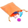 Blue Panda 24-Pack Cellophane Drawstring Gift Bags for Party Favors (4 Colors, 8"x10") - image 3 of 4