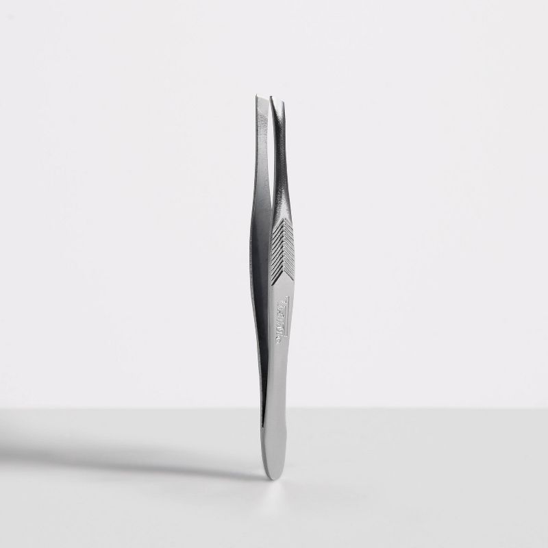 Trim Slant Tip Textured Grip Tweezers - Aluminum, 5 of 8
