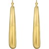 14k Yellow Gold 26mm Classic Round Hoop Earrings - 3 of 4