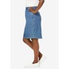 Jessica London Women's Plus Size True Fit Stretch Denim Short Skirt - image 4 of 4