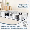 JUJABU Whelping Box for Dogs and Puppies - 2 of 4