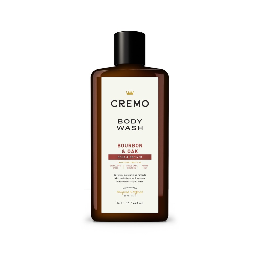 Photos - Shower Gel Cremo Body Wash - Bourbon and Oak - 16 fl oz