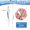 Unique Bargains Treble Hooks Metal Spinner Fishing Spoons for Freshwater Saltwater Salmon 10 Pcs - 2 of 4