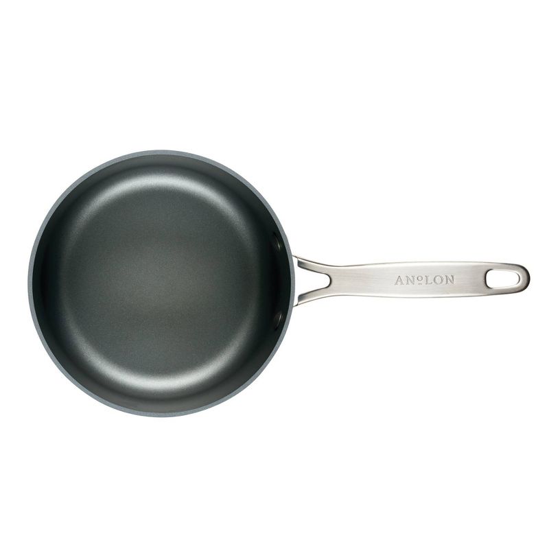 Anolon Achieve 2qt Nonstick Hard Anodized Sauce Pan with Lid Teal, 3 of 12