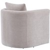 NicBex Swivel Barrel Chair with Back Cushion Accent Chair, Modern Luxury Living Room Chair Comfy Chair for Office, Bedroom - 3 of 4