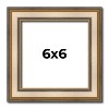 PosterPalooza | Square Refined Silver Picture Frame - UV Acrylic, Foam Board Backing, Hanging Hardware - 2 of 4