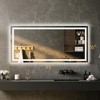 GustoWave Large Led Bathroom Mirror with Memory, Anti-Fog, Shatter-Proof, Lighted Bathroom Vanity Mirror for Wall - 2 of 4
