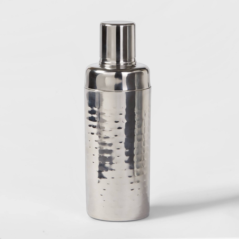 Stainless Steel Hammered Cocktail Shaker - Thresholdâ„¢