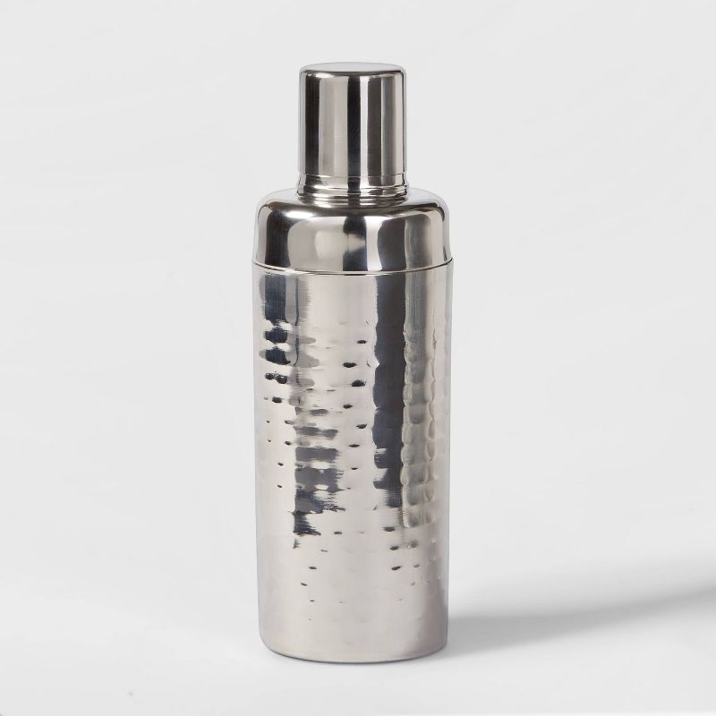 Stainless Steel Hammered Cocktail Shaker - Threshold&#8482;, 1 of 4