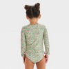 Toddler Girls' Long Sleeve Half Zip One Piece Rash Guard  - Cat & Jack™ - 2 of 3