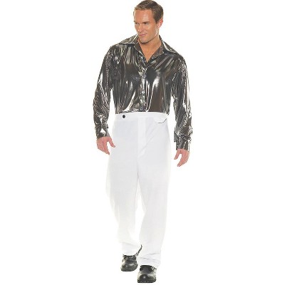 Men's Black/Silver Disco T-shirt – XXL