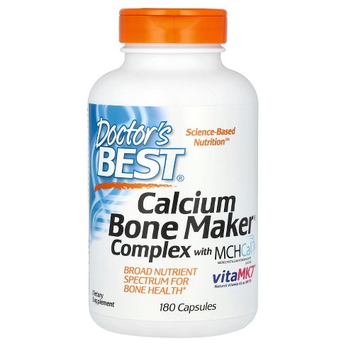 Doctor's Best Calcium Bone Maker Complex with MCHCal , 180 Capsules - image 1 of 2