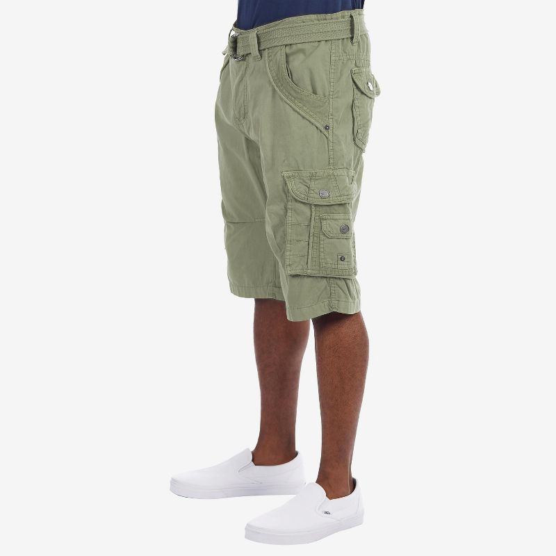 X RAY Men's Classic Fit 12.5" Inseam Knee Length Cargo Shorts, 4 of 5