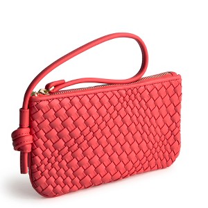 Vera Bradley Women's Woven Faux Leather Knotted Wristlet - 1 of 2