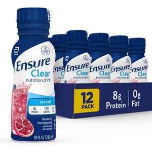 Ensure Liquid Clear Nutrition Drink, Blueberry Pomegranate, 10 oz, Case of 12 - 1 of 4