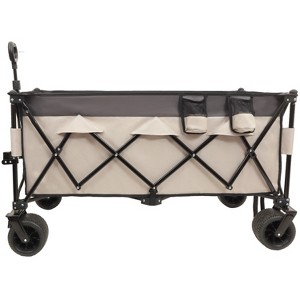 Vynxaria Extended Heavy-Duty Foldable Utility Wagon ¨C 480lbs Capacity, Ultra-Stable Frame, All-Terrain Wheels, No Assembly - 1 of 4