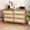 Rattan six-drawer - 3 of 4