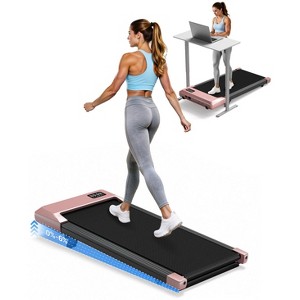 Superun Pad Treadmills, 0.6-3.8 MPH 35.43 In Long Run Area Portable Treadmills with Remote Control - 1 of 4