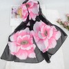 Alilang Floral Print Chiffon Scarf Lightweight Sheer Shawl Wraps Scarves for Women 19.69 x 63 inches - 2 of 4