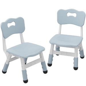 Adjustable Kids Chair (2pcs), 3 Level Height Adjustable Toddler Chair - 1 of 4