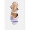 Nicholas Pleated Strap Block Heel Sandals Women - 3 of 4