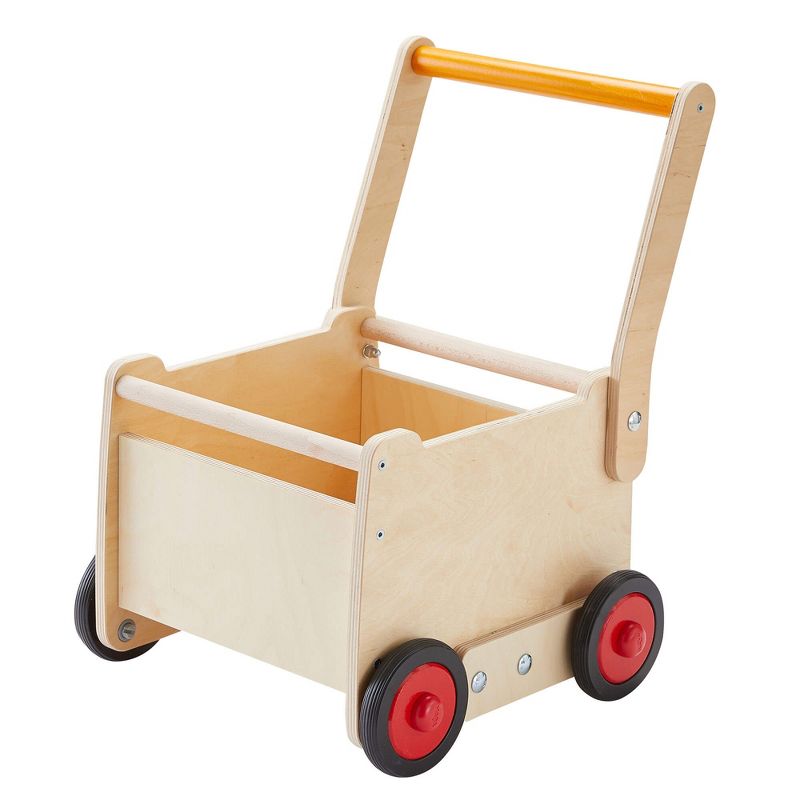 HABA Dragon Wagon - Baby's First Walker & Push Toy with Toy Storage, 4 of 16