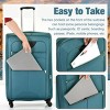 5-Piece Softside Luggage Set,Expandable Lightweight Suitcases with Spinner Wheels,Travel Duffel Bag and Toiletry Bag (20"/24"/28")-Cuddlewood - 2 of 4