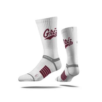 NCAA Montana Grizzlies Premium Knit Crew Socks - White