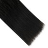 Jessie's Wig 10-24 Inch I tip Hair Extensions Human Hair For Women Thin Hair Straight #1B natural black 50S/Pack - 3 of 4