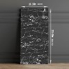 J&V TEXTILES 6PCS Marble Peel and Stick Backsplash Waterproof Washroom Wall Panels, Peel and Stick Tile, PVC Wall Panels for Kitchen- 11.8"x23.6" - 3 of 3