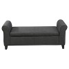 Hayes Armed Storage Ottoman Bench - Christopher Knight Home - 2 of 4