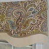 RLF Home 100% Cotton Edenbridge Glory  Fully lined Windows Rod Pocket Valance 50" x 16"  Gray - 4 of 4