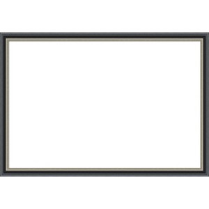 Amanti Art Theo Black Silver Framed Dry Erase Magnetic Board - 1 of 4