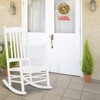 KTMBDW Outdoor Rocking Chair, Wood High Back Rocker, All Weather Lounge Chair for Porch Patio Fire Pit Garden Backyard Deck Indoor, Wave Shape - 2 of 4