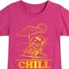 Girls' - Peanuts - Chill Snoopy Fitted Short Sleeve Graphic T-Shirt - 2 of 4