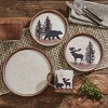 Park Designs Brown Wilderness Trail Bear Salad Plate Set of 4 - 2 of 3