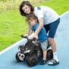 Resenkos Toy Car,NO Power Kids Ride On Push Car, Ride Racer, Foot-to-Floor Sliding Car, Walking ATV Toy, Black - 4 of 4