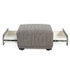 Christopher Knight Home Carla Vintage Channel Tufted Upholstered Storage Ottoman with 2 Drawers - 4 of 4