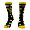 Crazy Dog T-Shirts Men's Im A Nightmare Before Coffee Socks Funny Christmas Caffeine Lovers Footwear - 3 of 4