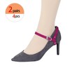 Allegra K Women's Detachable Adjustable Anti-Slip Shoe Straps Bands Belts with Buckle for Heels 2 Pairs - 4 of 4