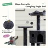 Etelifrank Tall Cat Tree with Condo and Playroom - 54-Inch Multi-Level Indoor Cat Tower - 2 of 4
