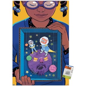 Trends International Marvel Moon Girl & Devil Dinosaur - Picture Frame Unframed Wall Poster Prints - 1 of 4