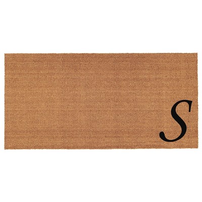 Calloway Mills 153623048S Urban Chic Monogram Doormat 30 In. x 48 In. (Letter S)