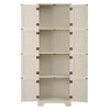 ORRD Tall 8-Door Storage Cabinet with 4 Shelves – Freestanding, 72.4" - 3 of 4