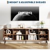 Mid Century Modern TV Stand for TVs Up to 75", Fluted TV Stand with Open Storage Shelves - 4 of 4