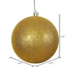 Vickerman Antique Gold Ball Ornament - 2 of 4