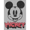 Men's Mickey & Friends Mickey Mouse Retro Headshot Pull Over Hoodie - 2 of 4