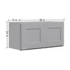 LOVMOR in Plywood Soft-Close Kitchen Wall Cabinet with 2 Doors for Kitchen, Bathroom, Living Room,Study - 2 of 3